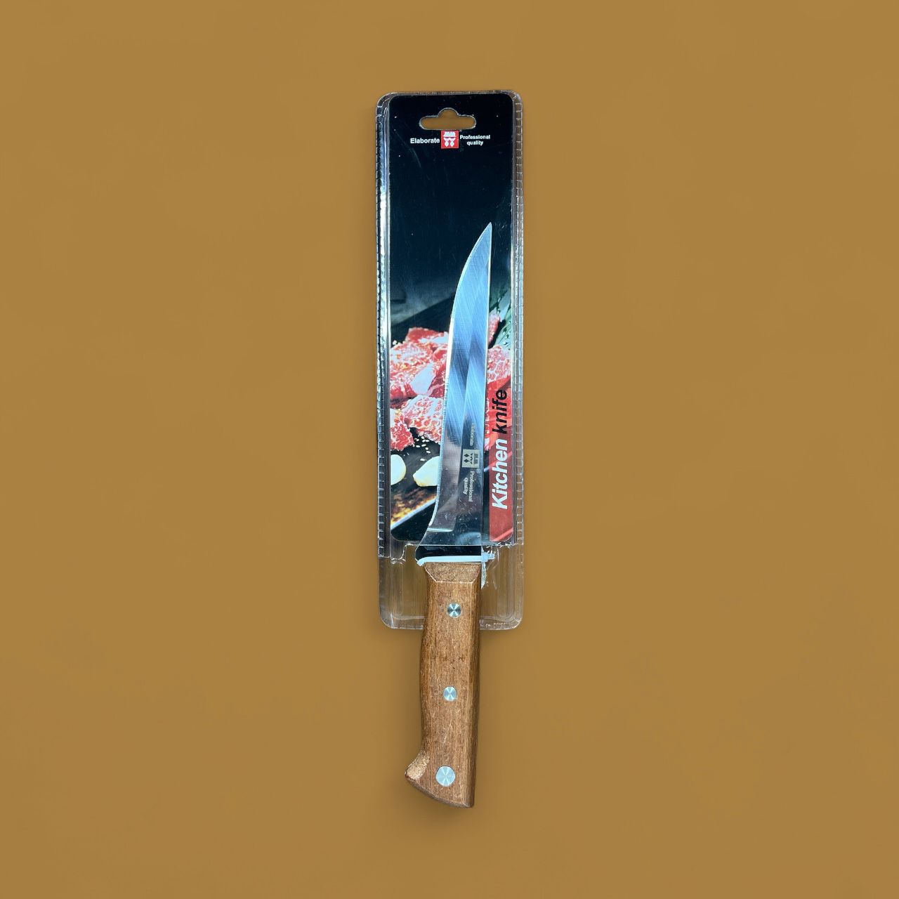 Cuchillo 5" fino mango madera ELABORATE