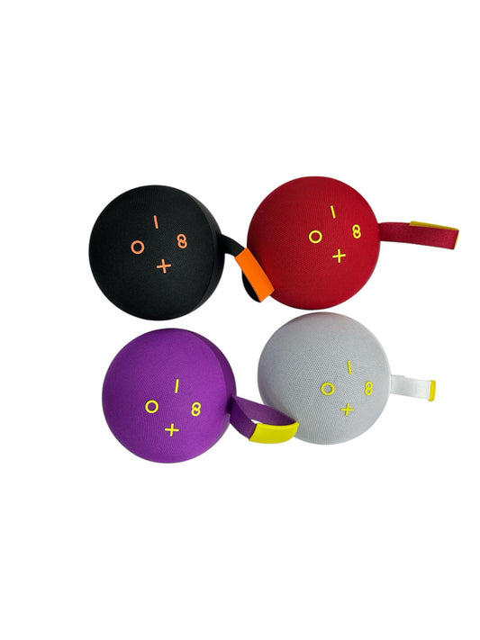 Parlante Redondo Recargable LED Multicolor