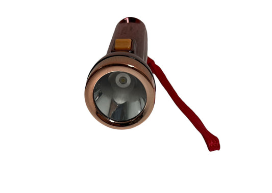 Linterna recargable en blister con un led de costado