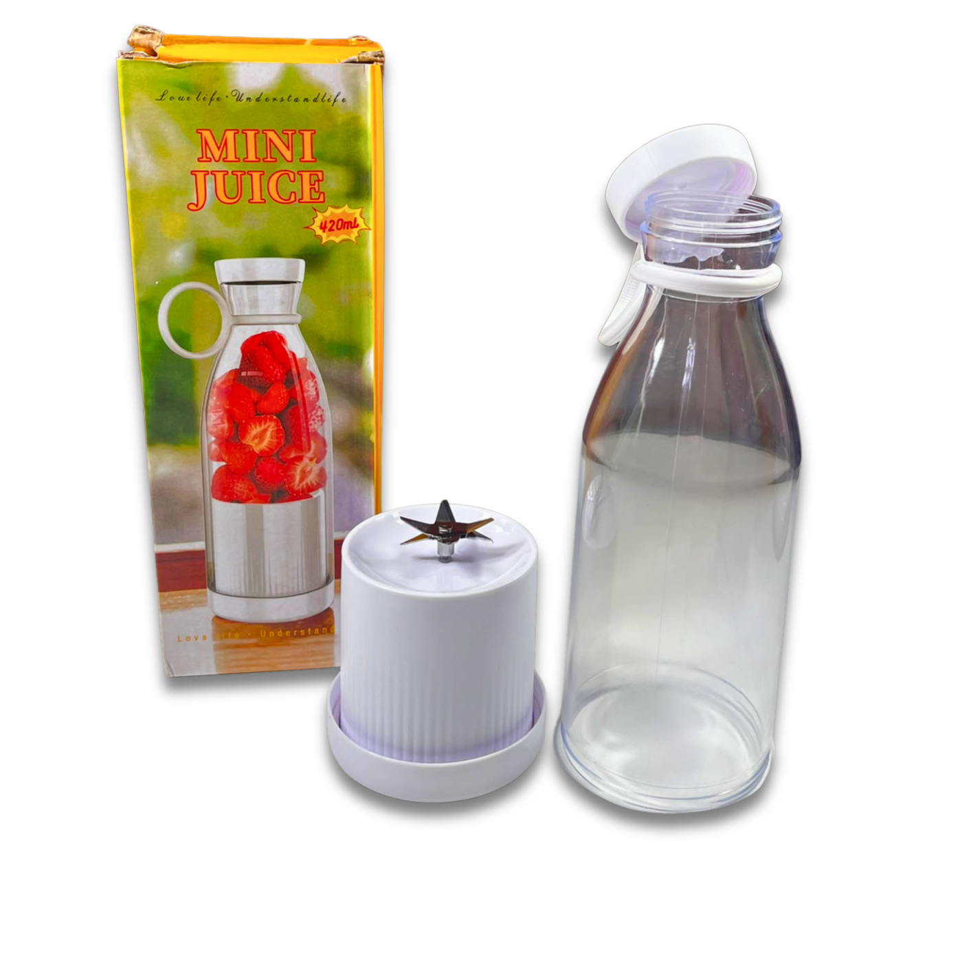 Botella Licuadora Recargable (420ml)