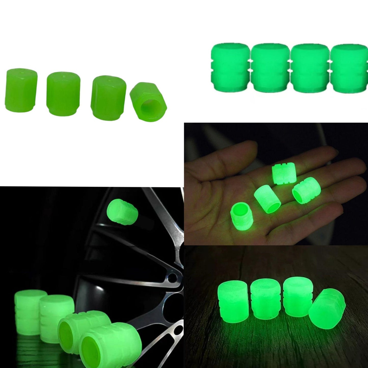 Tapa Luminosa para Válvula De Neumático de Vehículo