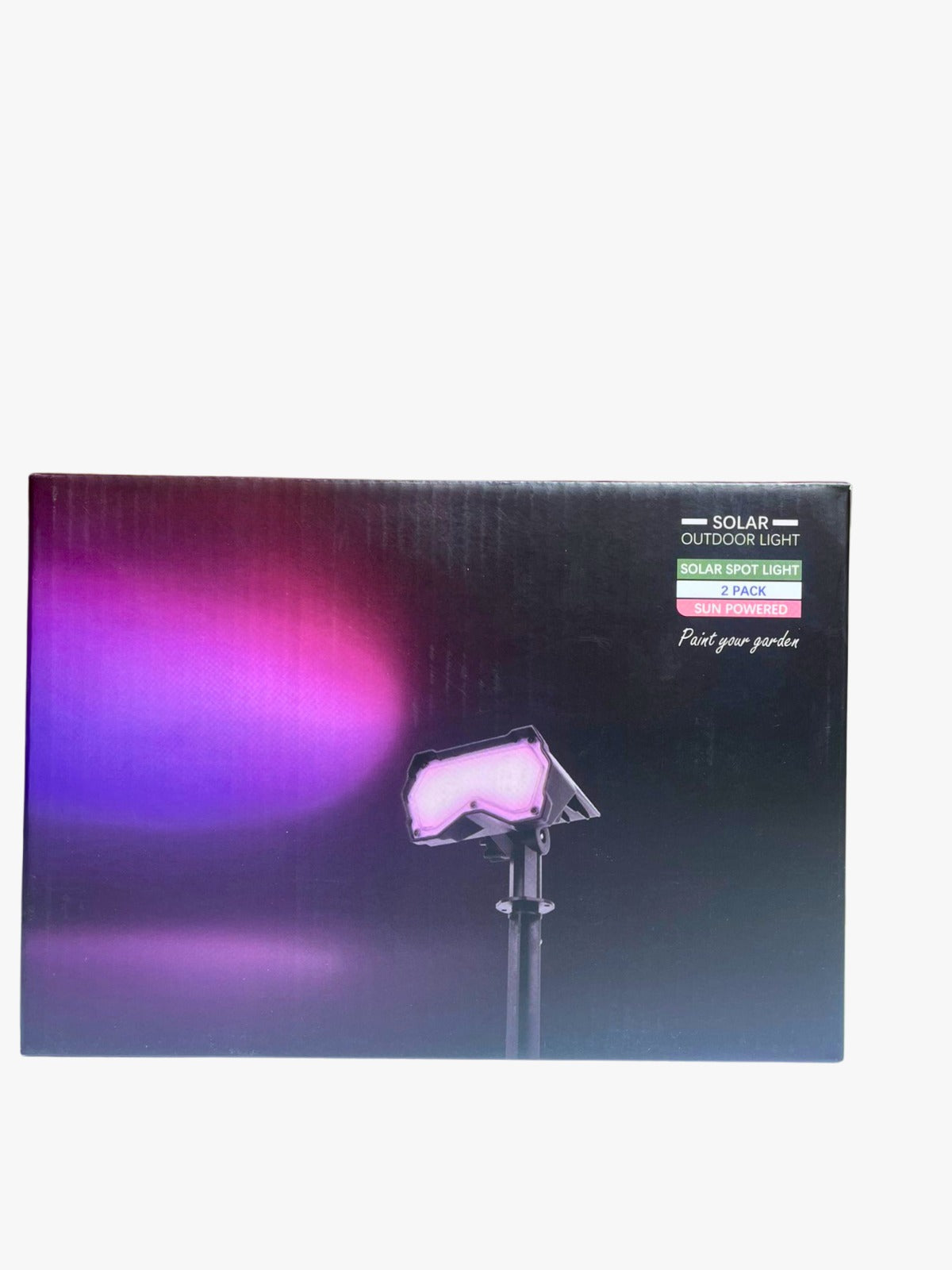 Luz Pincho Solar Multicolor x 2