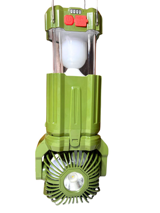 Farol Solar y a Pilas c/Ventilador