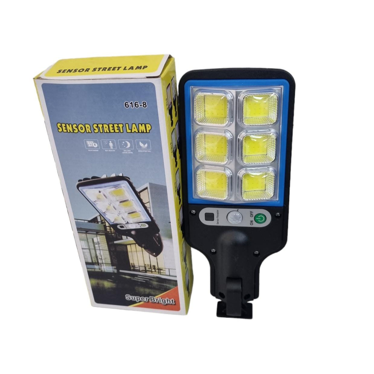 Luz Recargable Solar Con Sensor (ch) Exterior