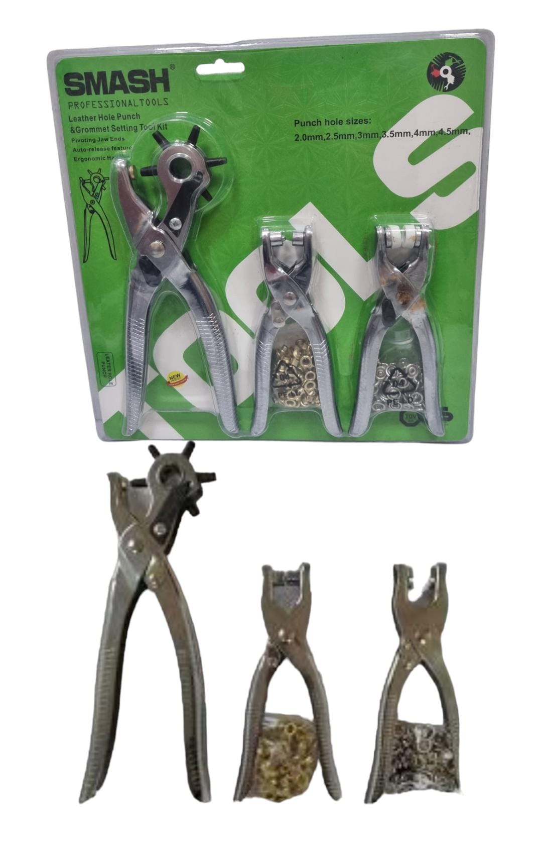Sacabocado x3 Pinza Perforadora Ojales