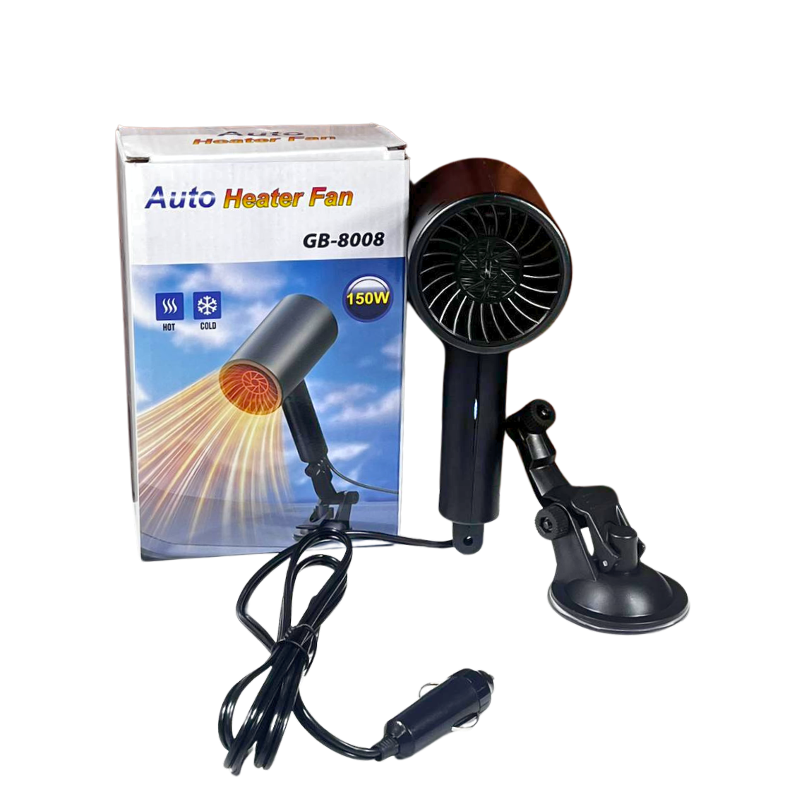 Caloventilador P/Auto a 12V