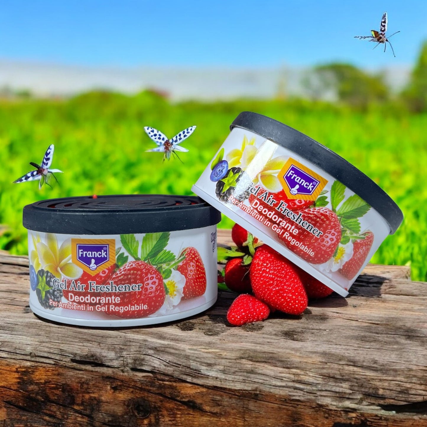 Perfumador de gel en lata x2