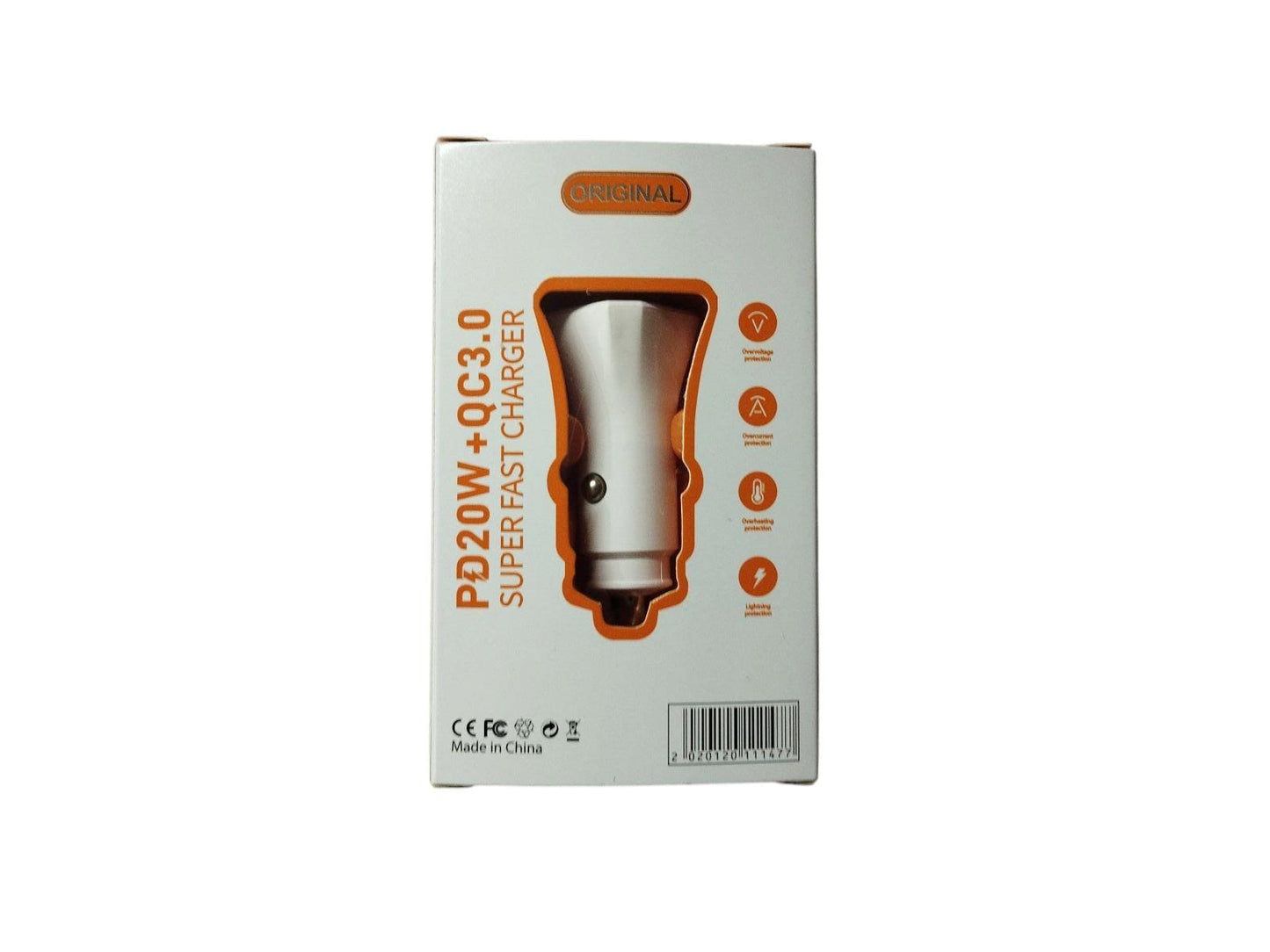 Cargador Celular Auto 20W USB C