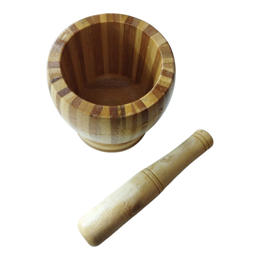 Mortero de Bambú Natural