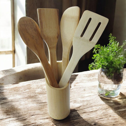 Set de Bambú 5pcs natural