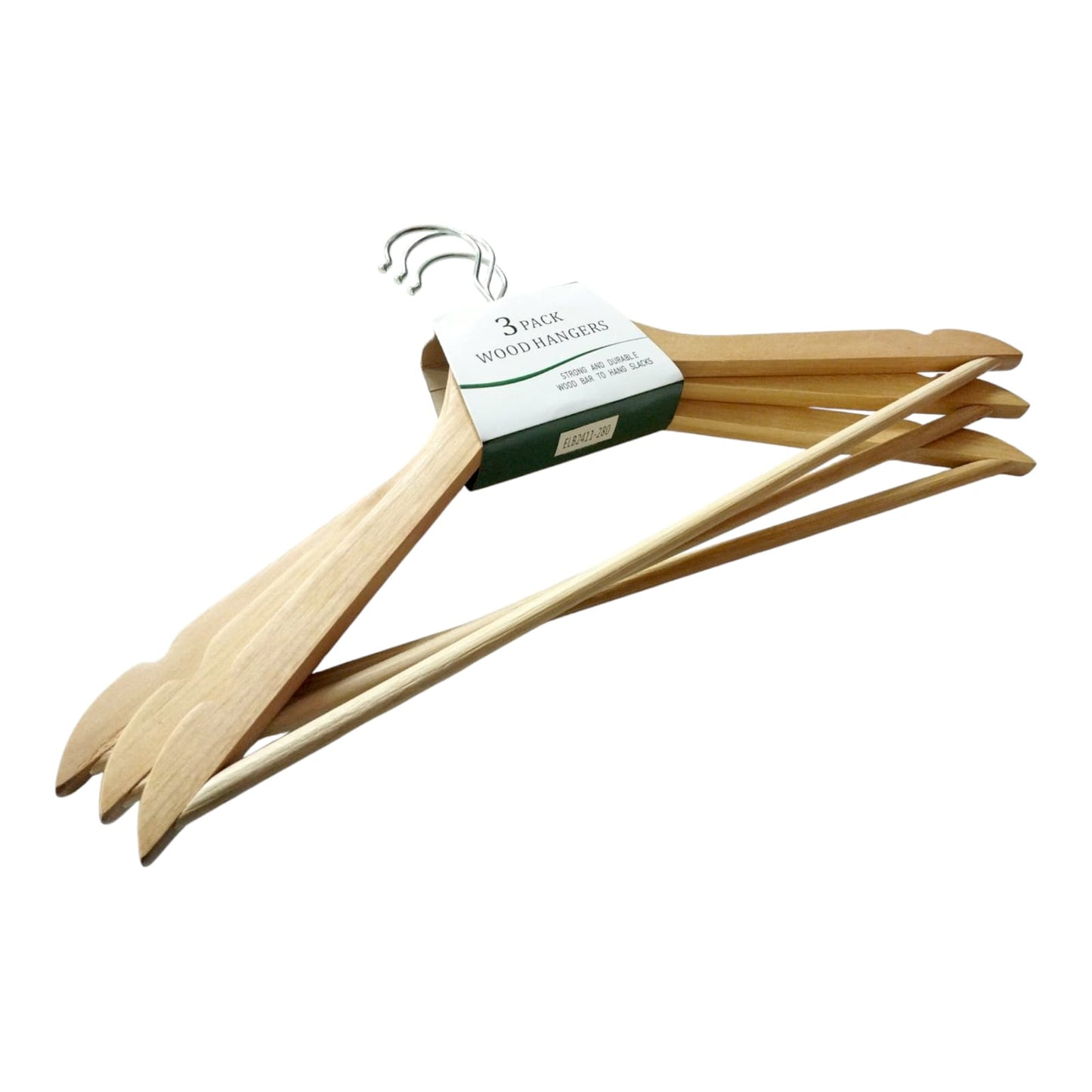 Perchas de Madera x3
