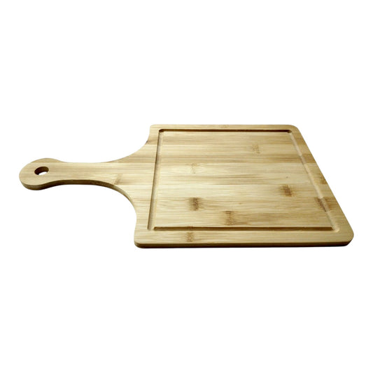 Tabla para Cortar de Bambú C/mango 40cmx24cm