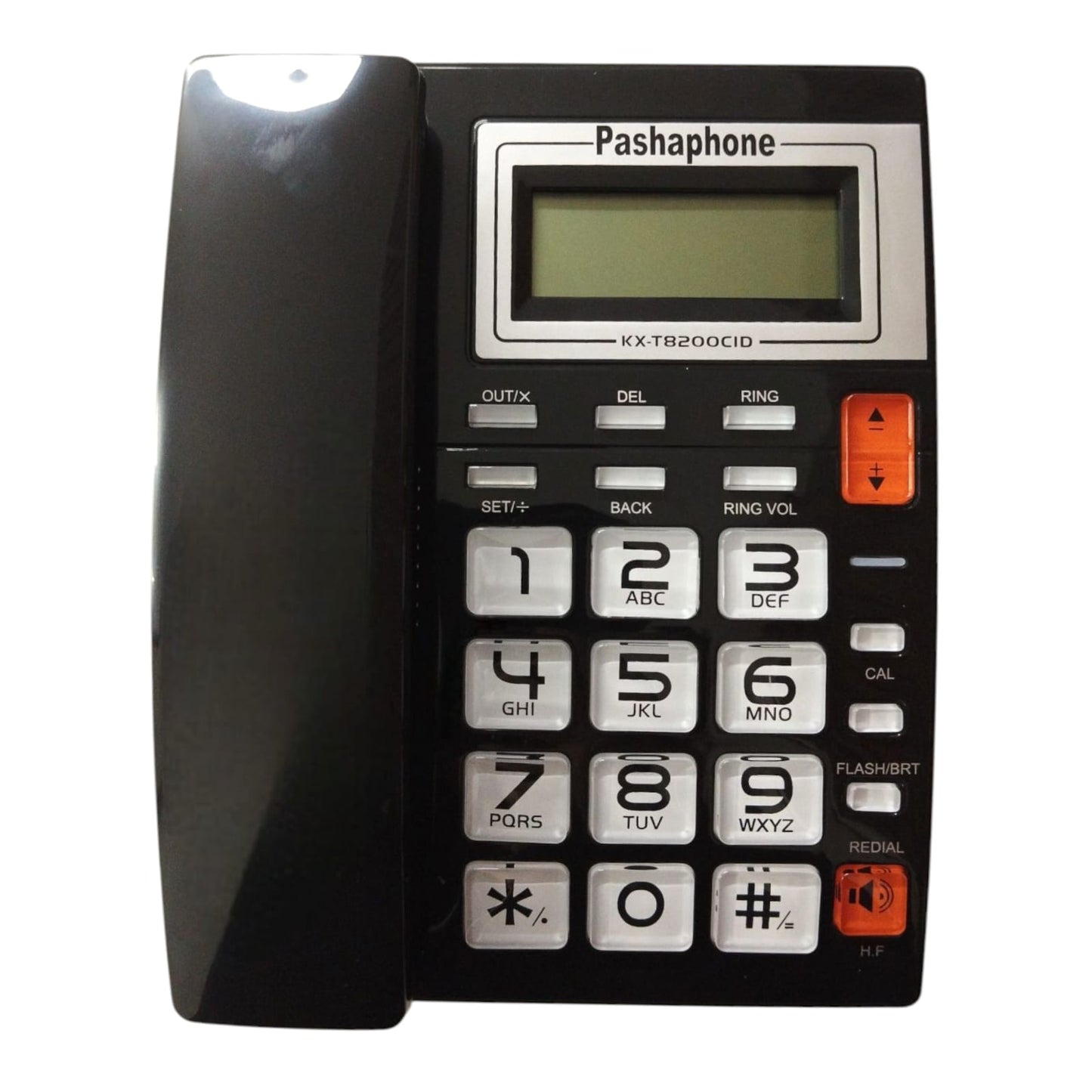 Teléfono Línea Números Grandes Negro KX-T8200CID