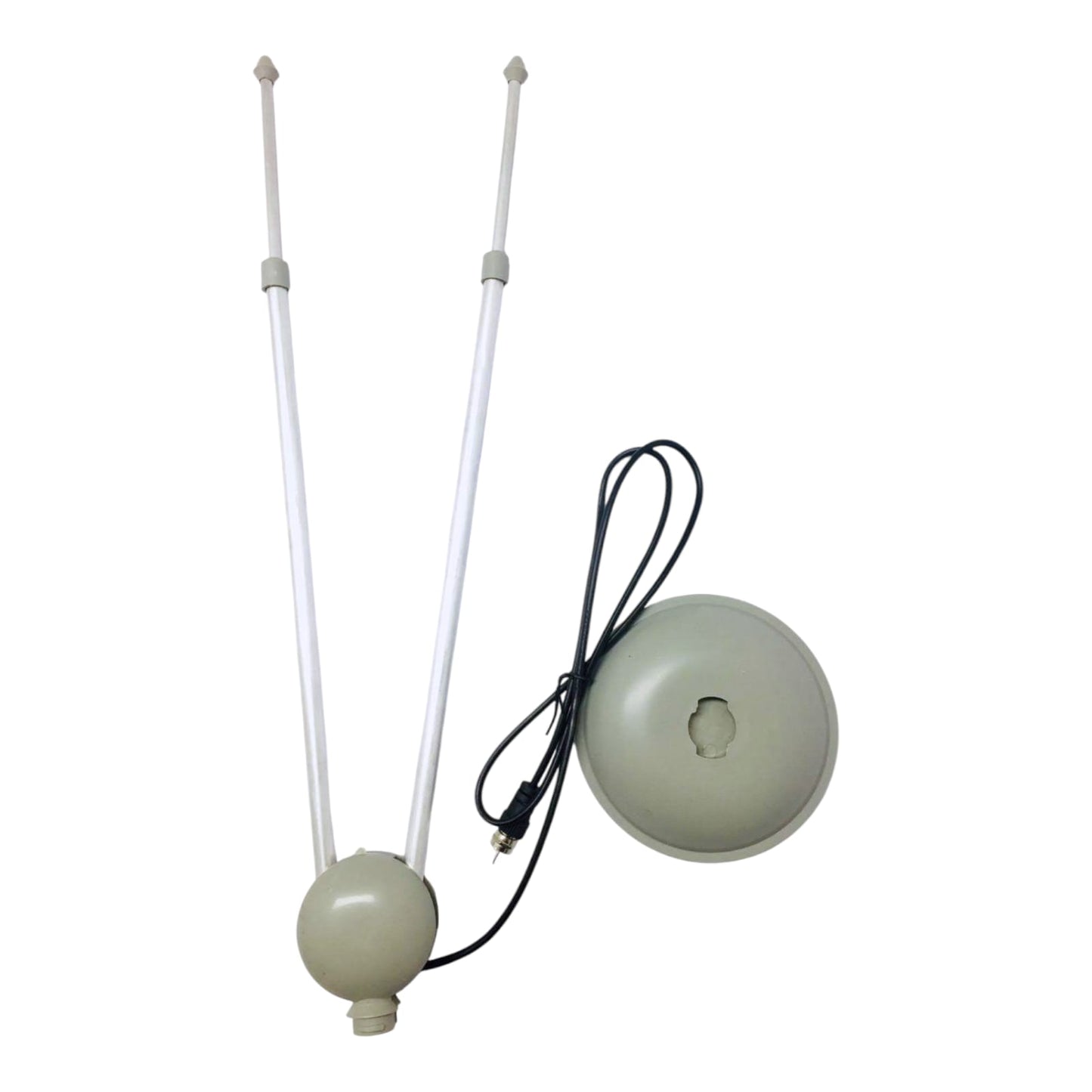 Antena TV Gris de Aluminio con Base