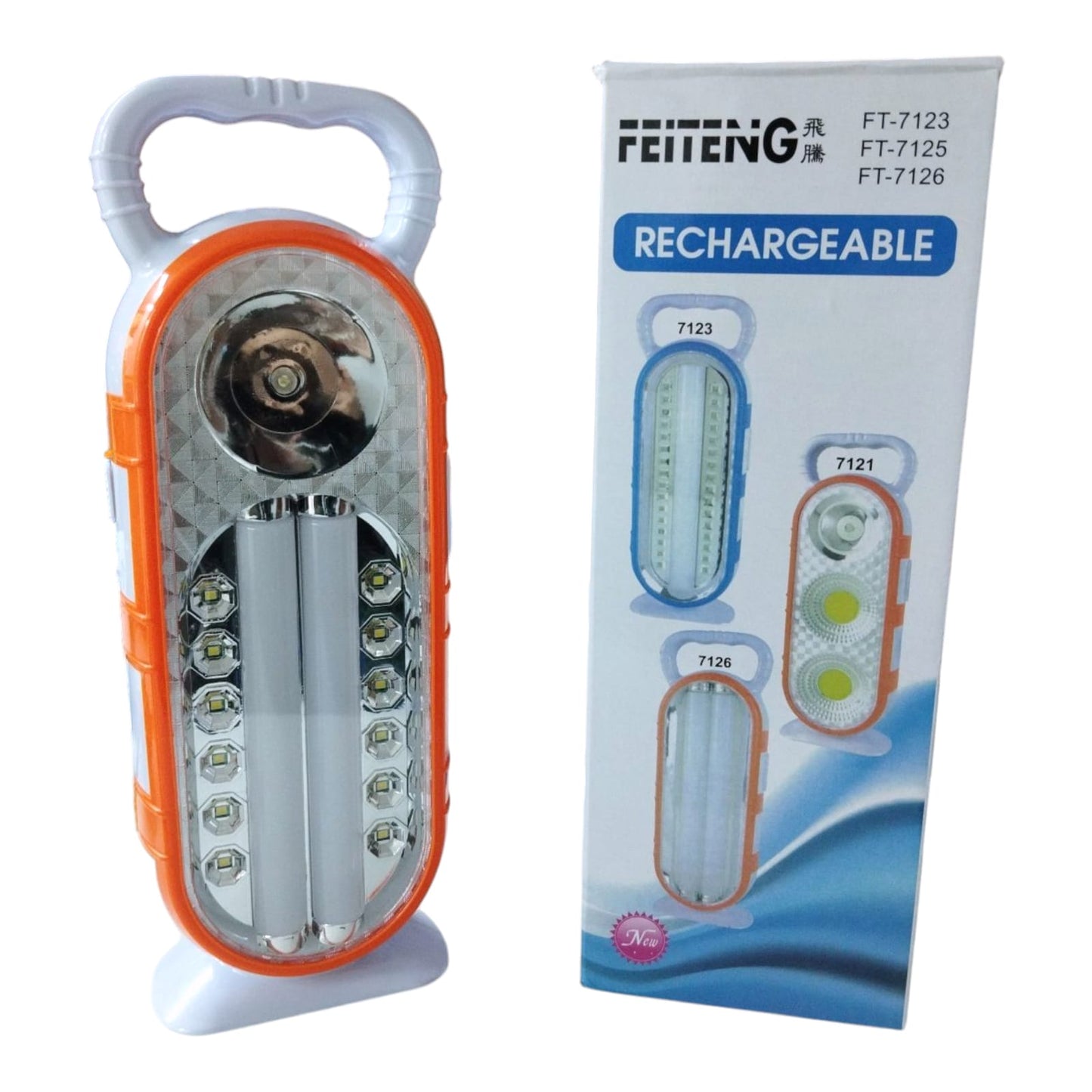Luz Vertical 13 Led + Tubos Recargable