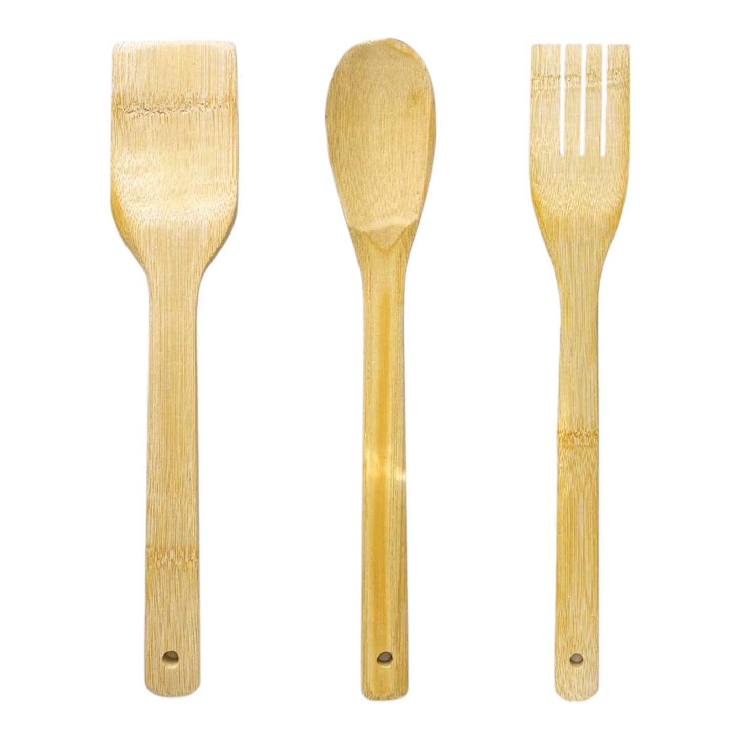 Set Cucharas de Bambú 3 Piezas