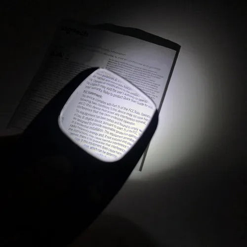 Lupa con Luz LED para Lectura Diseño Bolsillo Llavero