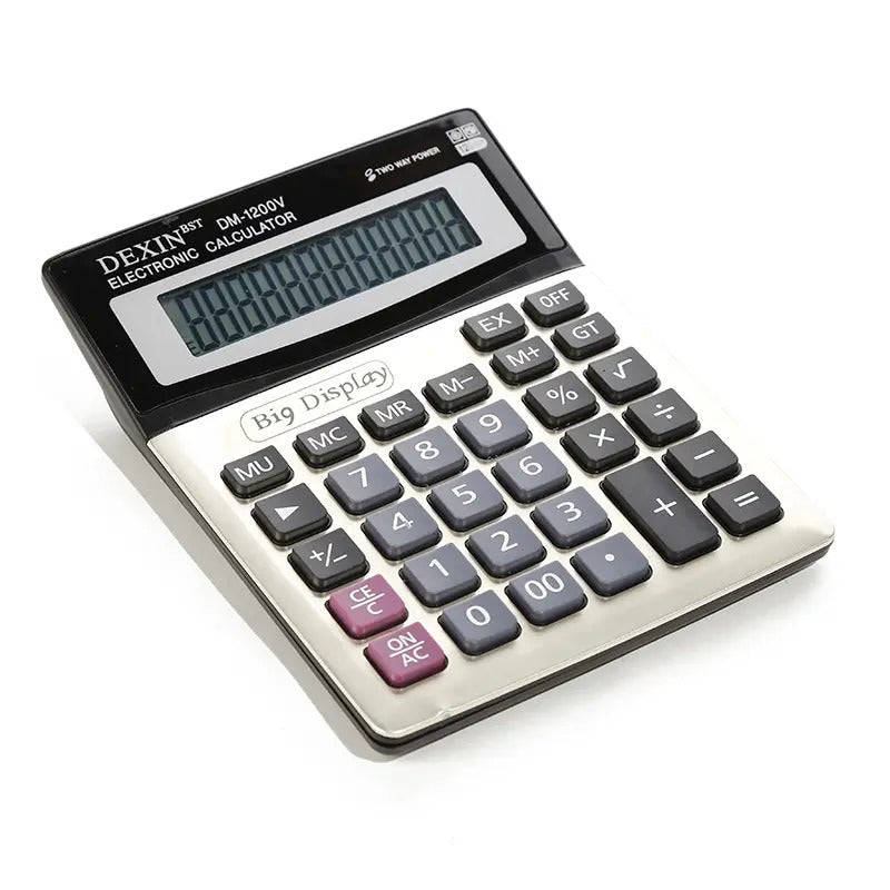 Calculadora 1200V Pantalla Grande 12 Dígitos