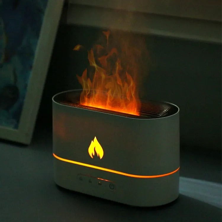 Humidificador Simulador de Fuego Ultrasónico Aromaterapia