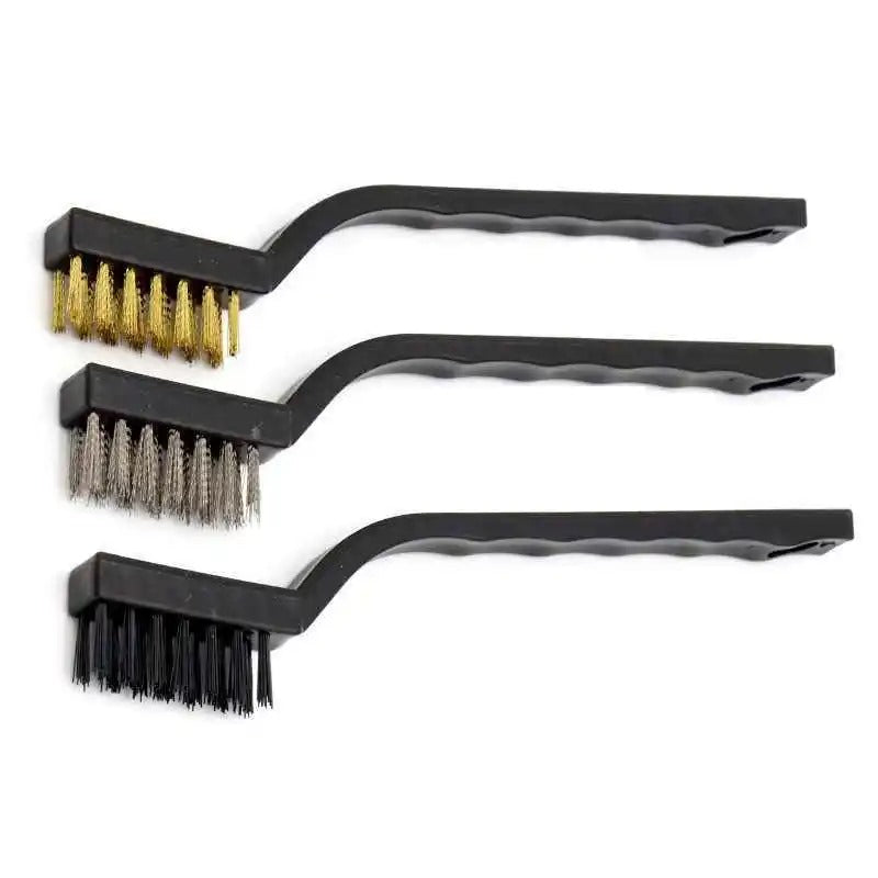 Cepillo x3 7" Dientes de Alambre y Plástico