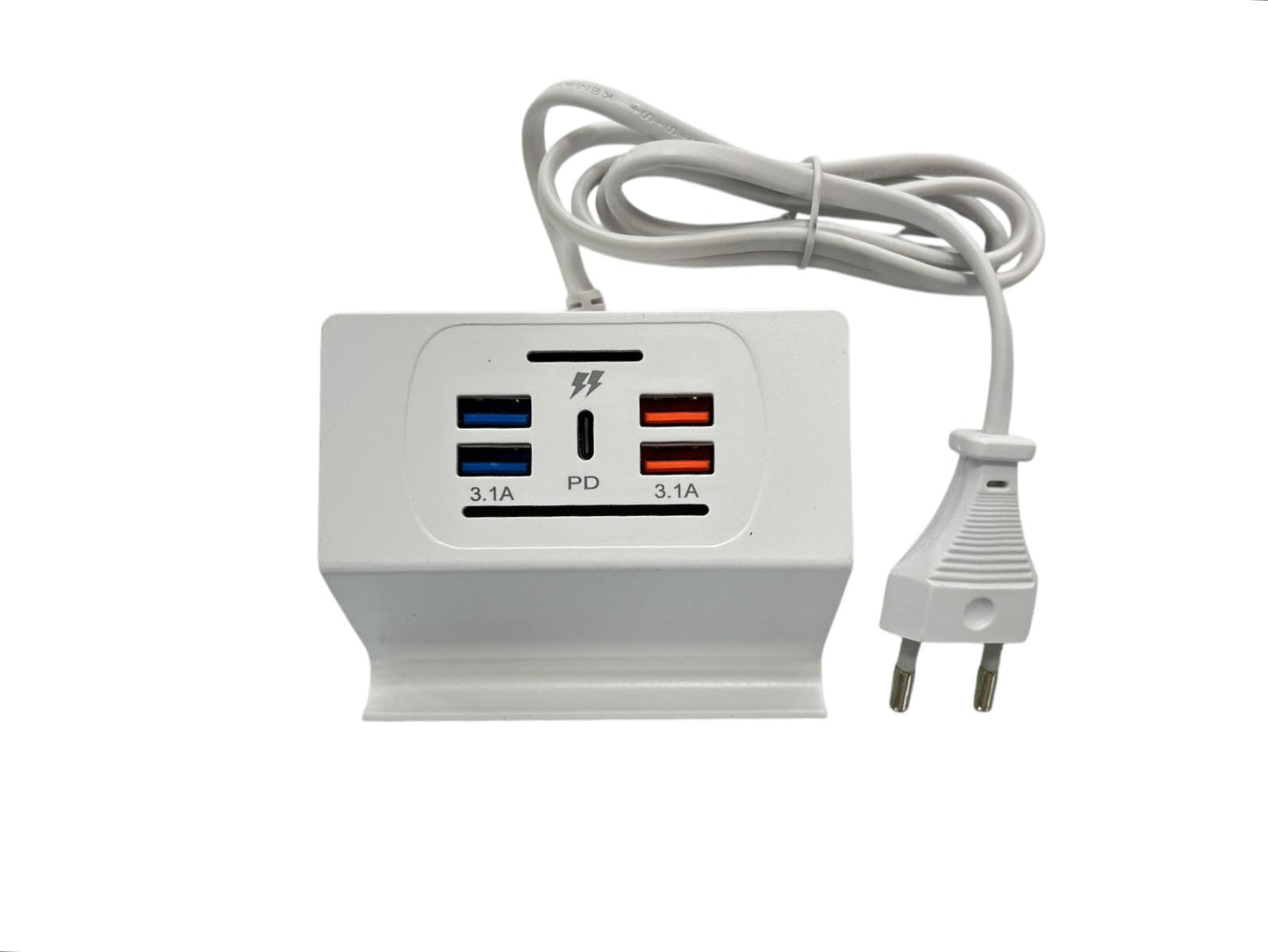 ADAPTADOR C/ 4 PUERTOS USB + TIPO C