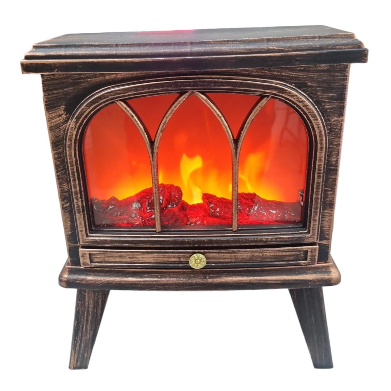 Adorno Estufa Chimenea Eléctrica USB y Pila