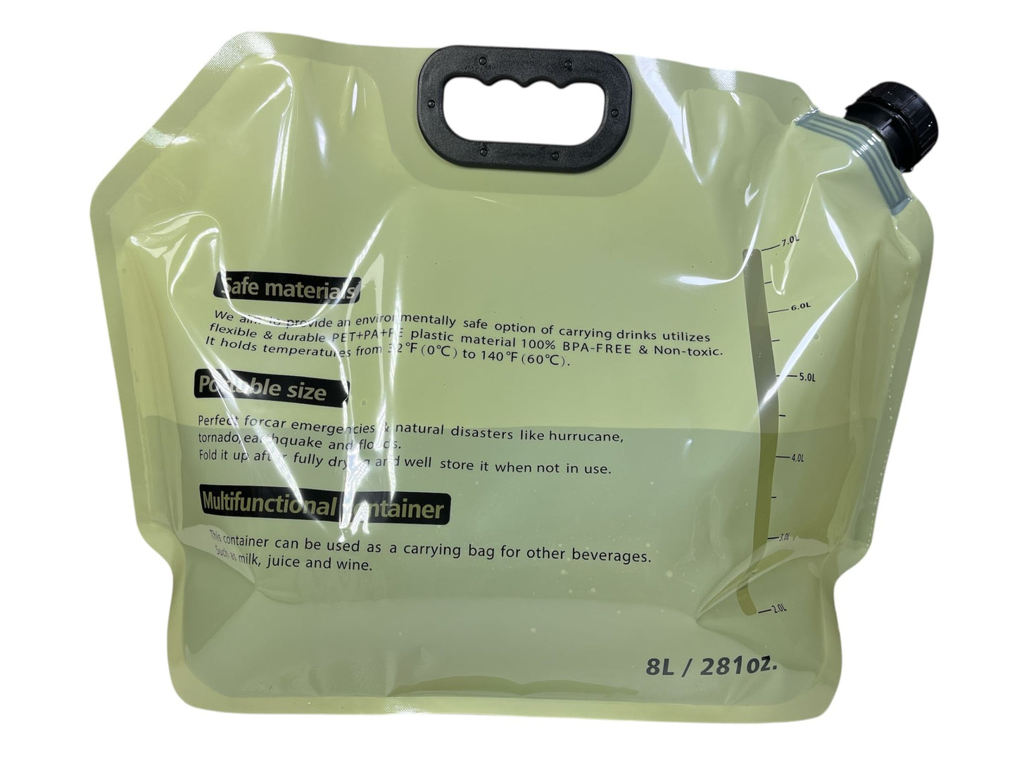 Bolsa de agua para camping