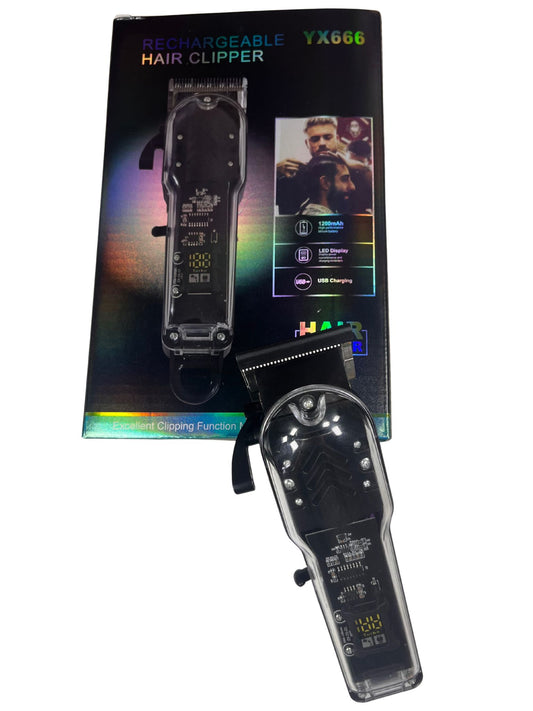 Corta Pelo Trasparente c/Regulador