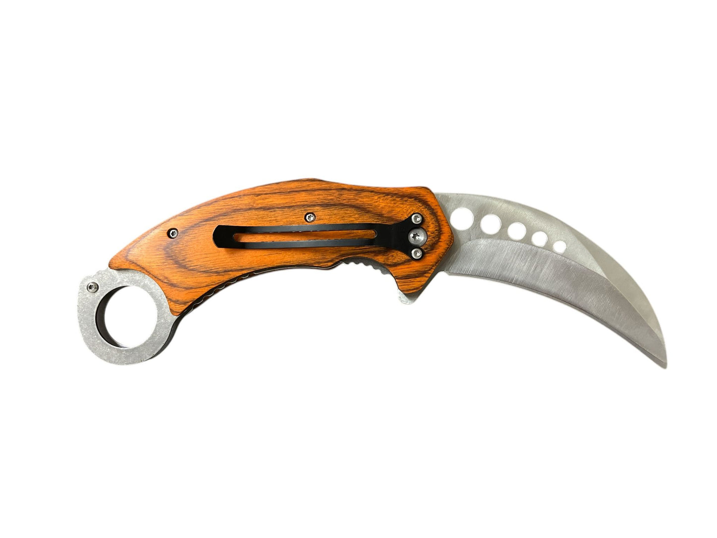Navaja Karambit Mango de Madera