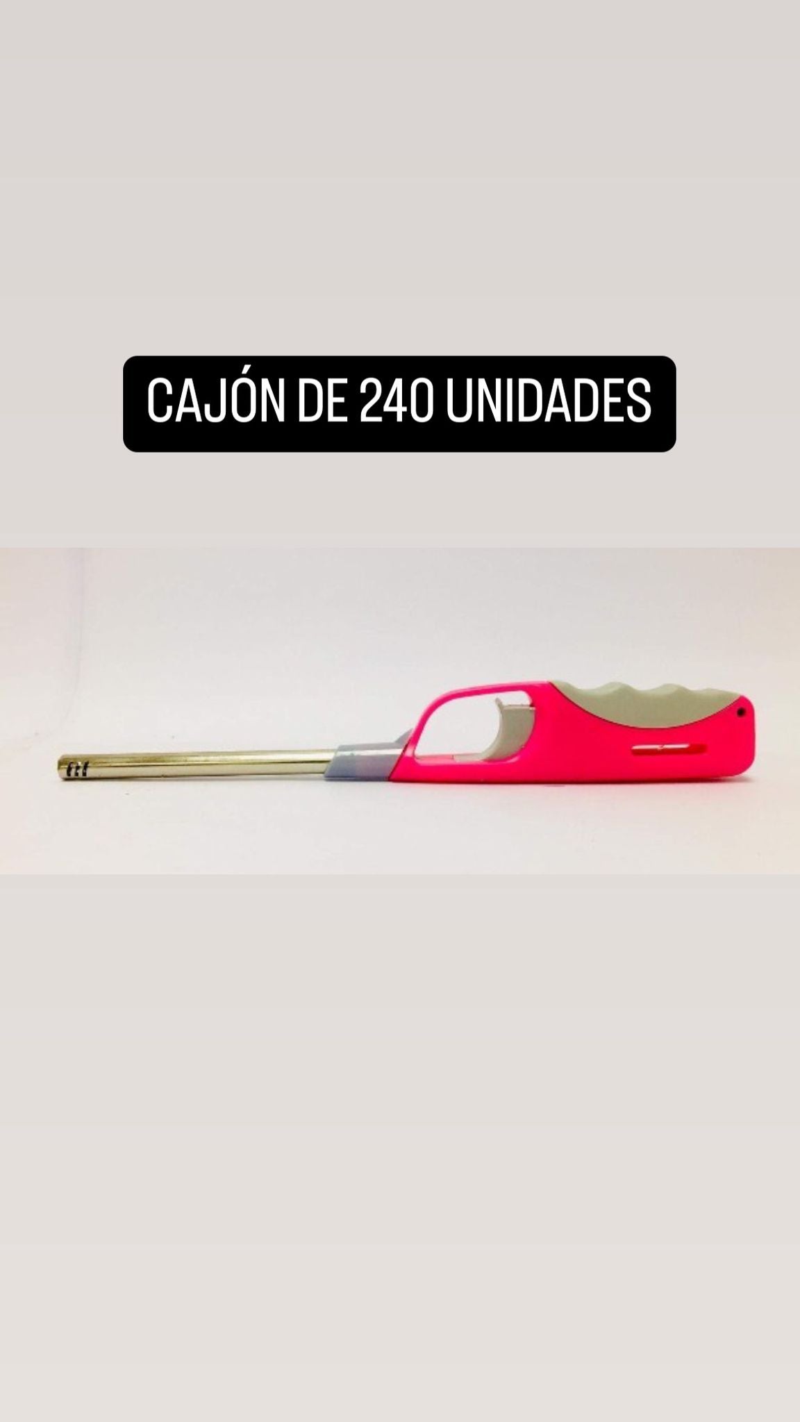ENCENDEDOR CAÑO LARGO DE COCINA RECARGABLE