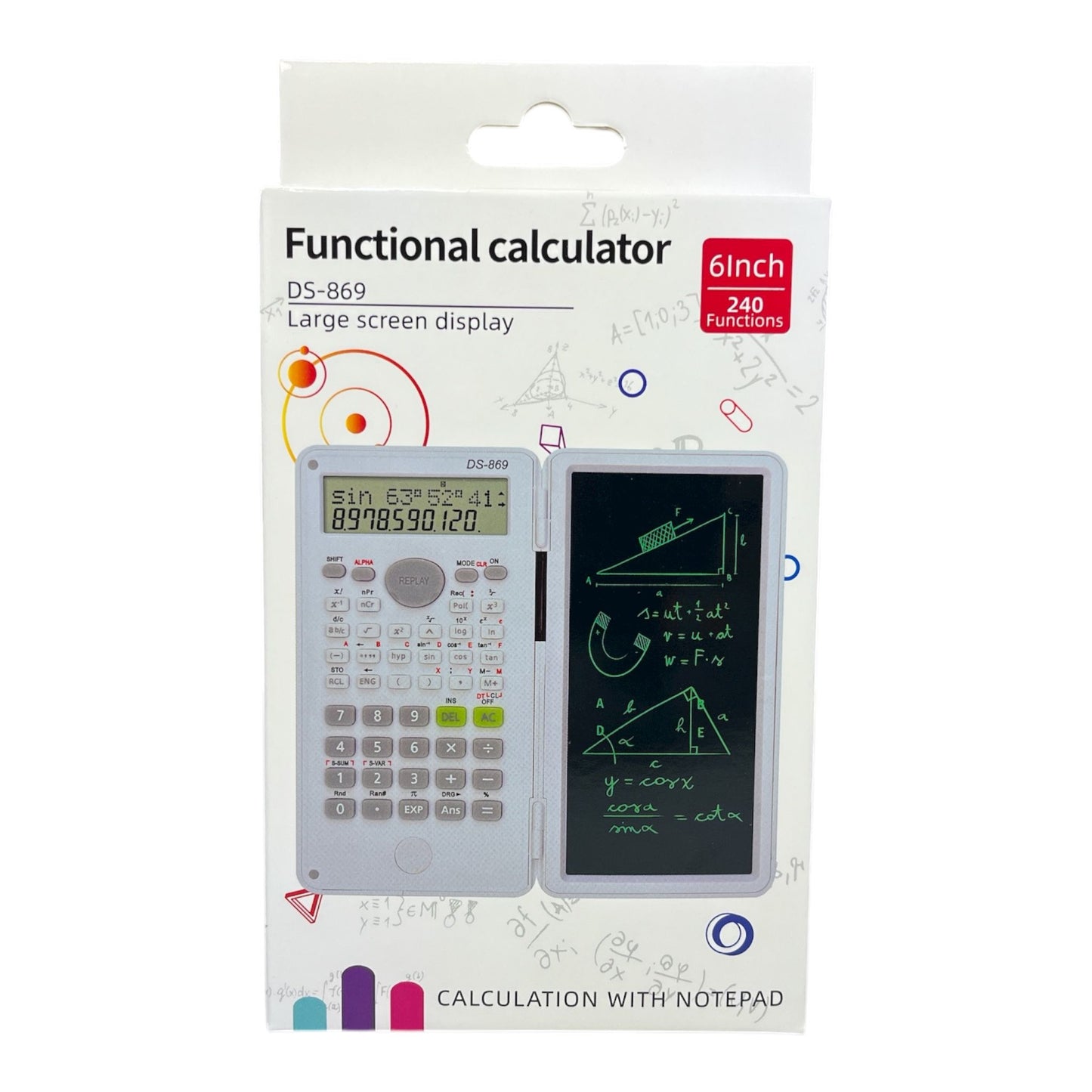 Calculadora cientifica + pizarra