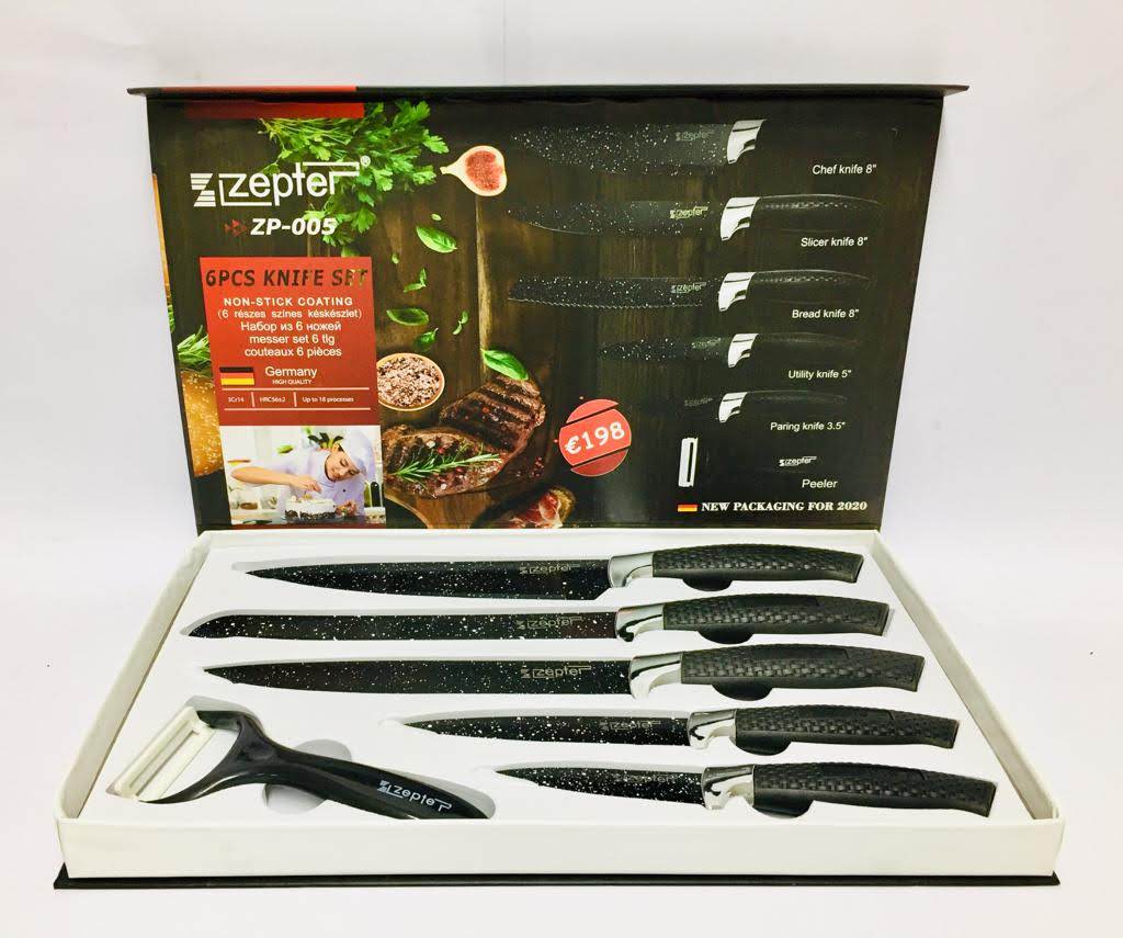 Set Cuchillos de Cocina 6 Piezas