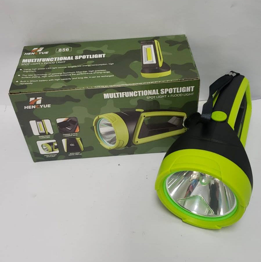 Linterna con Mango 856 Recargable USB Power Bank