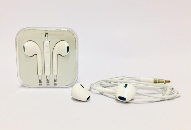 Audifono Blanco Con Estuche Cable Jack