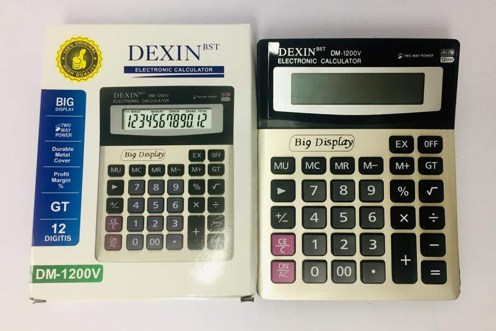 Calculadora 1200V Pantalla Grande 12 Dígitos