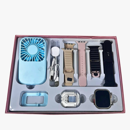 Set Reloj Digital + Air Pods + Ventilador