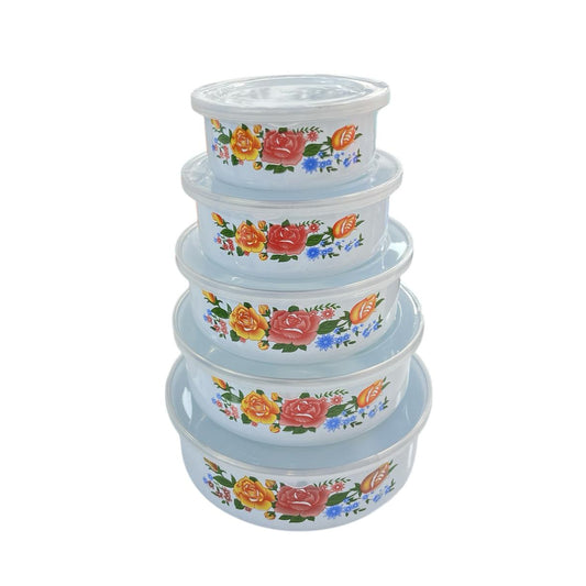 Juego de 5 Bowls con Tapa