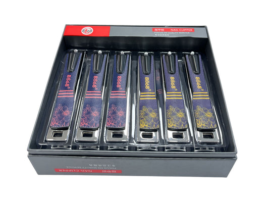 Corta uñas de 10 cm en colores x12