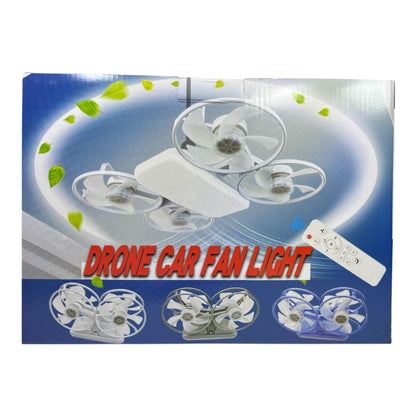 Luz DRON ventilador x4