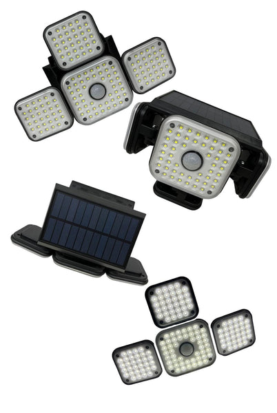 FOCO SOLAR C/SENSOR  CUADRUPLE