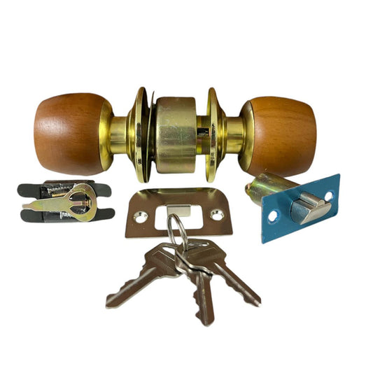 Cerradura Pomo tipo Madera