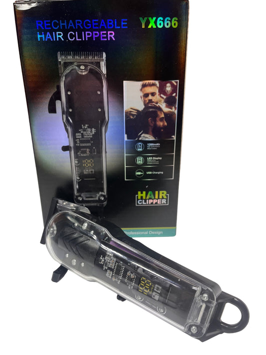 Corta Pelo Trasparente c/Regulador