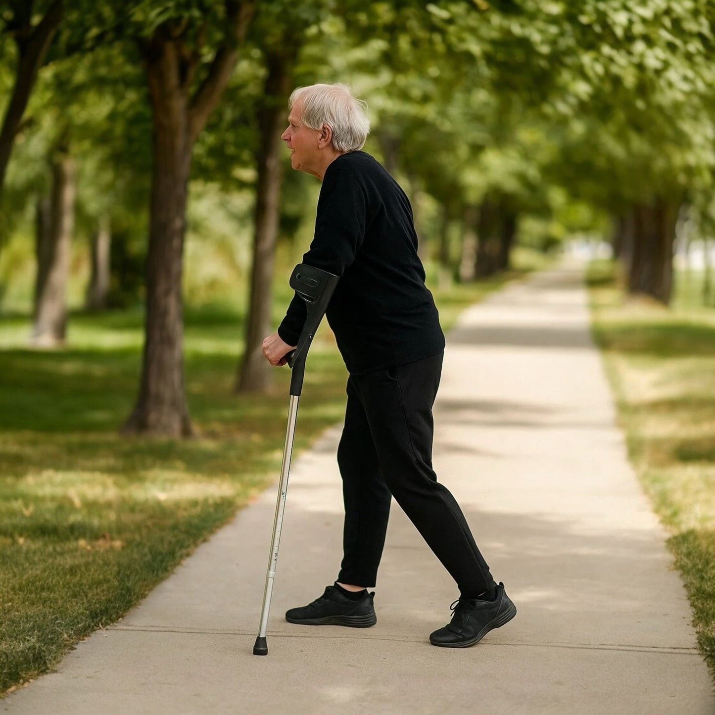 Muleta CANADIENSE en color negro