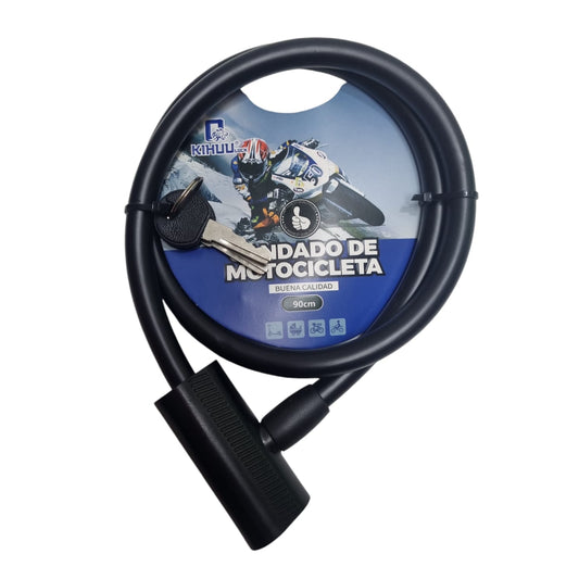 Candado Moto Linga Engomado 90cm