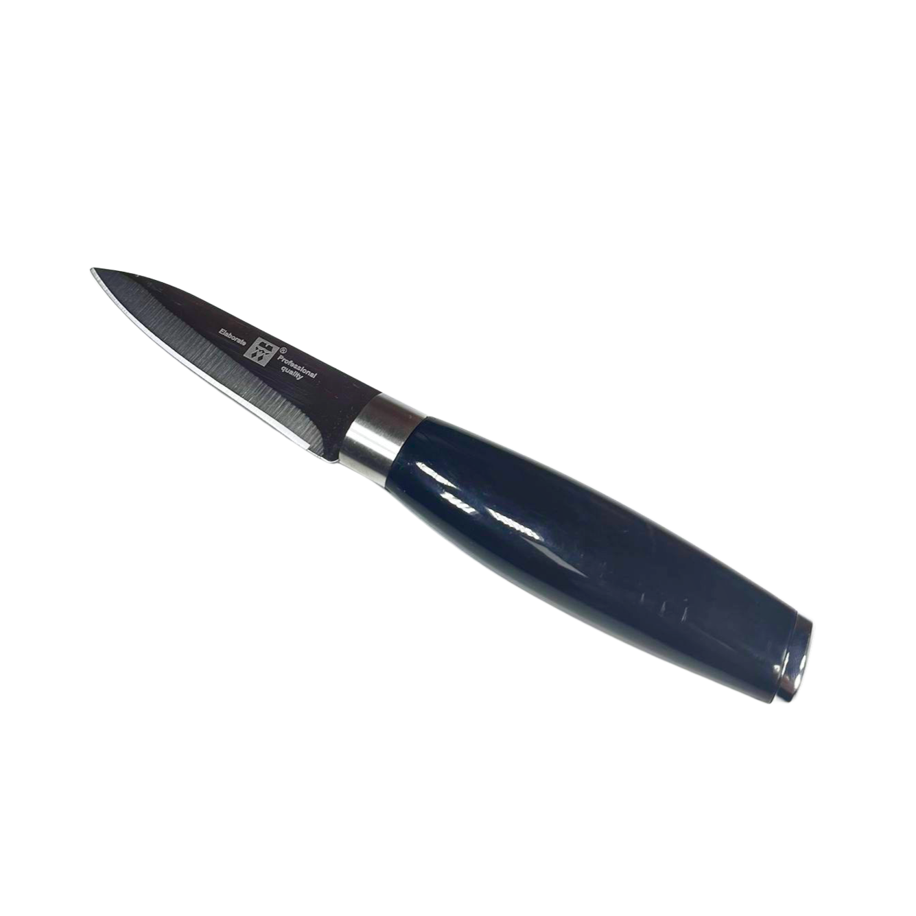 Cuchillo Elaborate 5" Mango Negro Redondeado