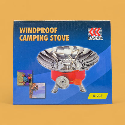 Cocina redonda a gas de camping