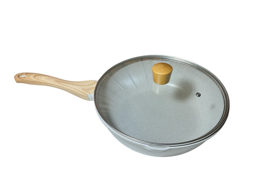 Sarten + tapa de Vidrio de 32cm