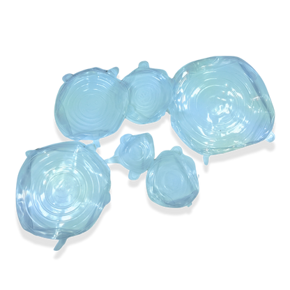 Kit de Tapas de Silicona Para Tupper