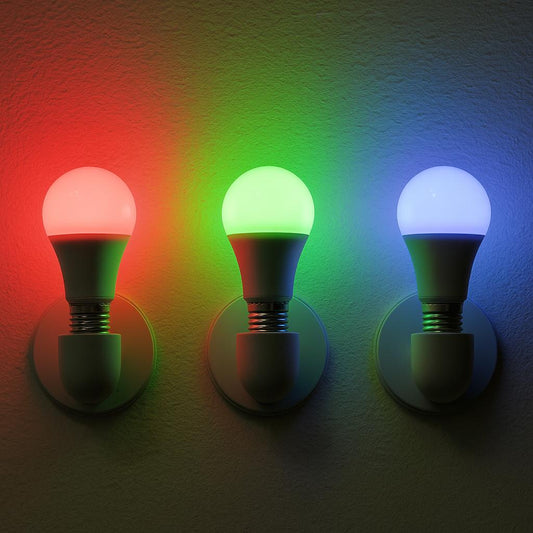 Luz de colores con control