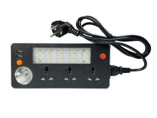 Luz + conecciones portatil